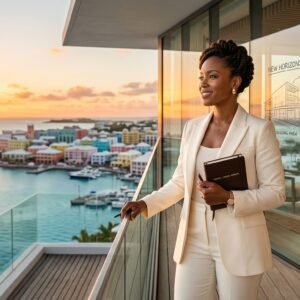 Empowered professional woman planning her new life after divorce representing the Becoming coaching program by Tina Laws Consulting.